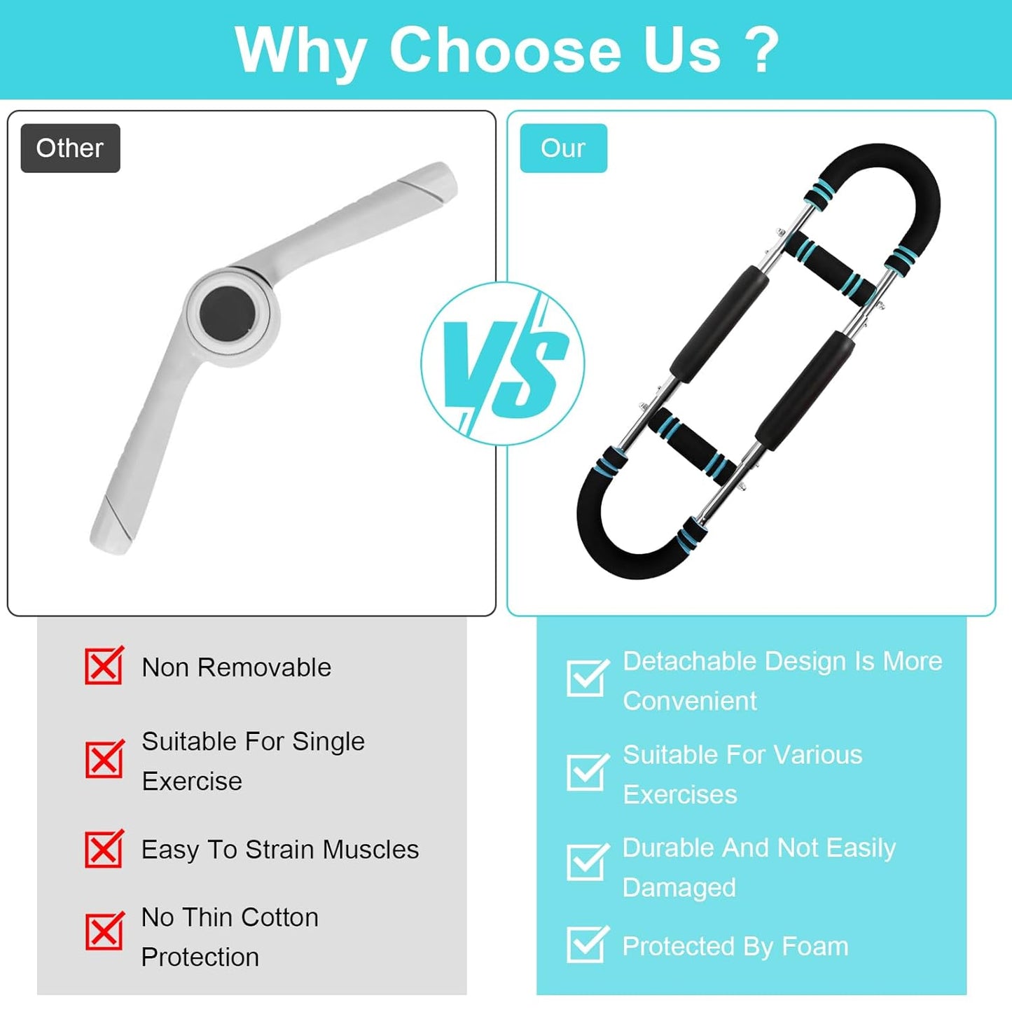 Nexo™ ForceBar - simple, aggressive, gym-ready