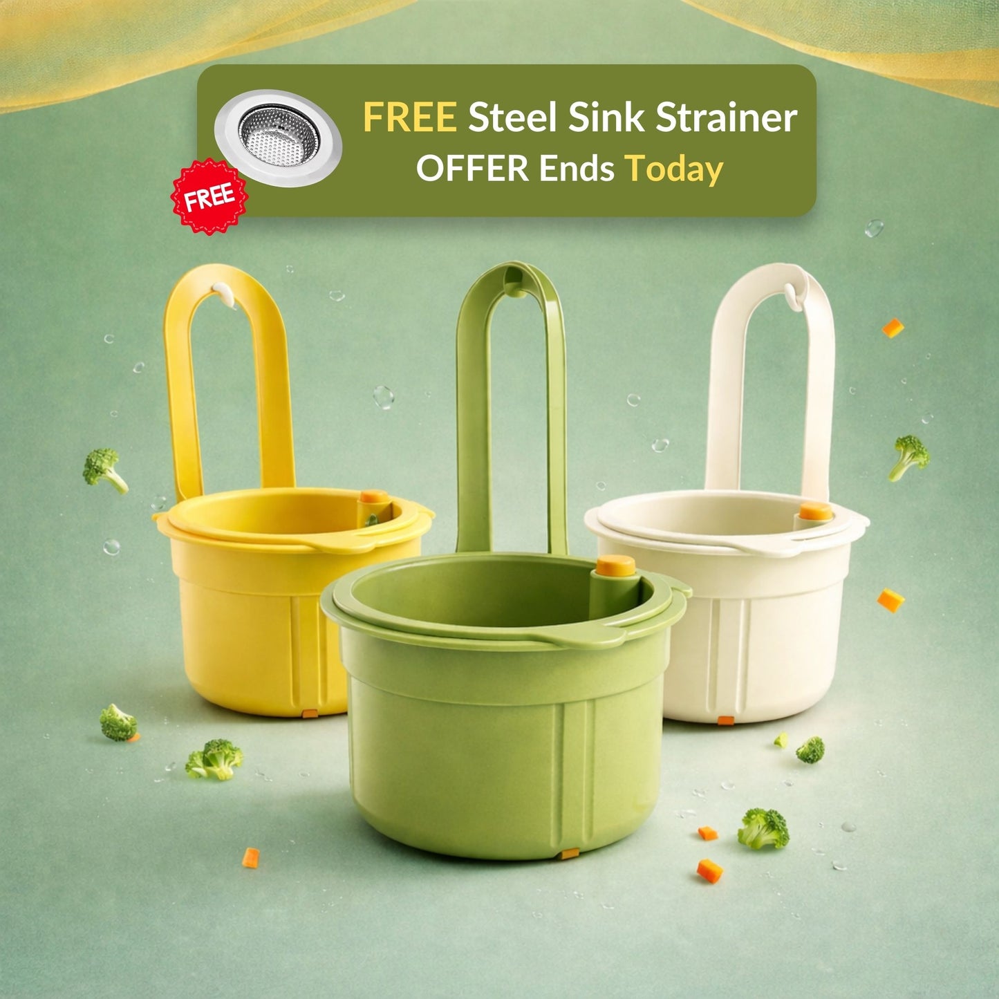 Nexo™ SmartDrain Pro Kitchen Basket